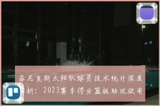 菲尼克斯太阳队球员技术统计深度解析:2023赛季得分篮板助攻效率排名榜查询指南
